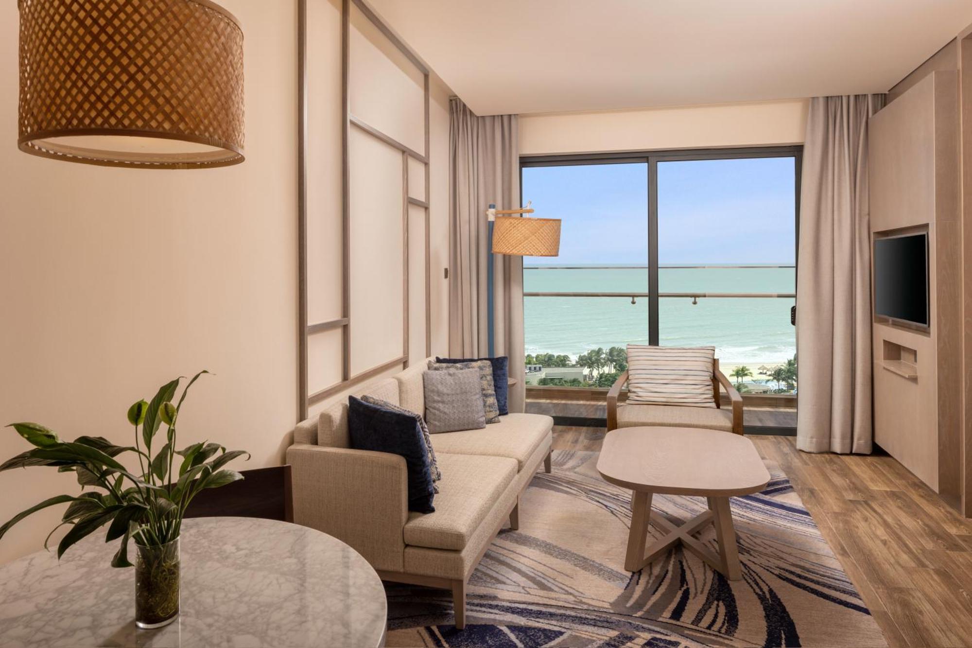 Melia Ho Tram Beach Resort Exterior foto A living room at the hotel