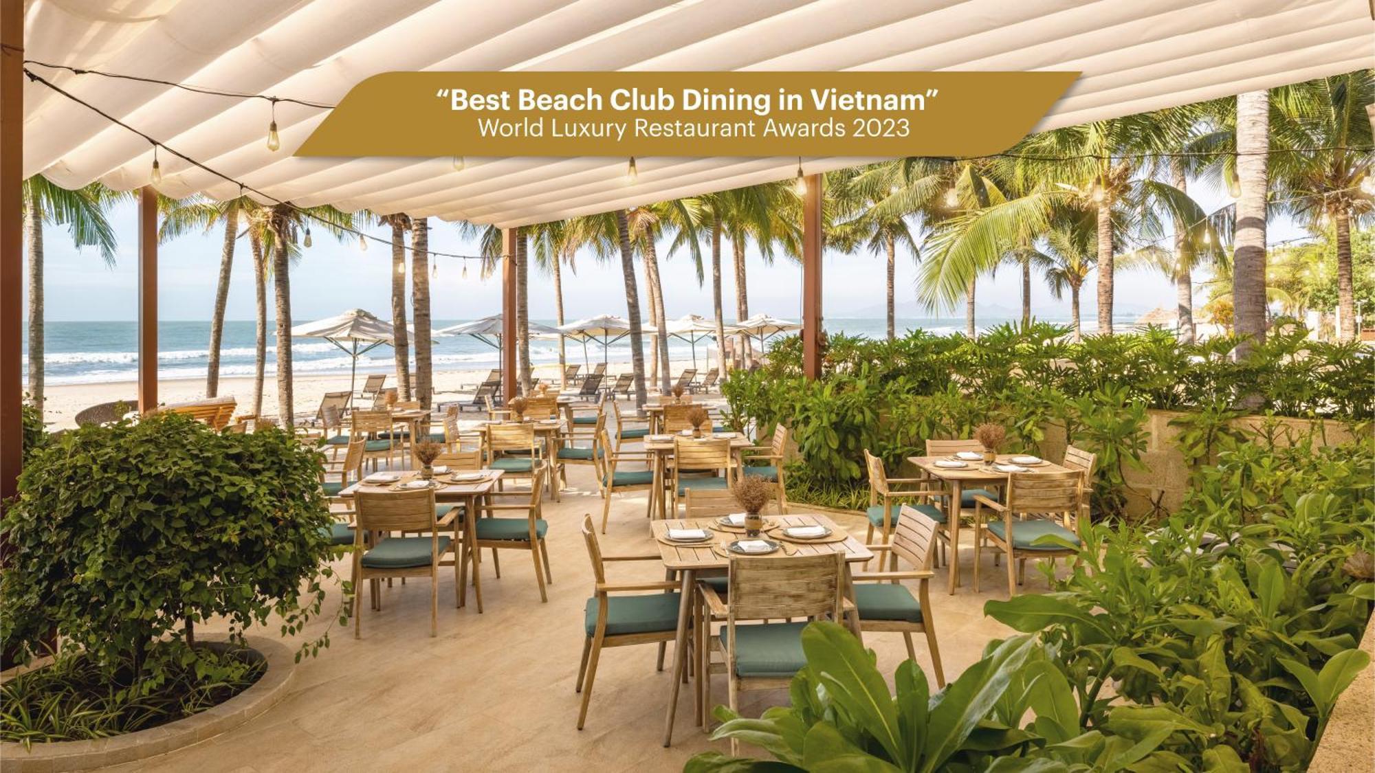 Melia Ho Tram Beach Resort Exterior foto Beach Club Dining